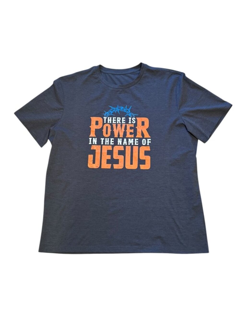 There‎ Is Power In The Name Of Jesus Christian T-Shirt Faith Tee Unisex Size 2XL